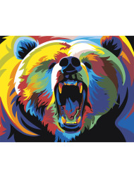 Raqamlar bo'yicha rasm "Ayiq"