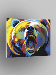 Raqamlar bo'yicha rasm "Ayiq"