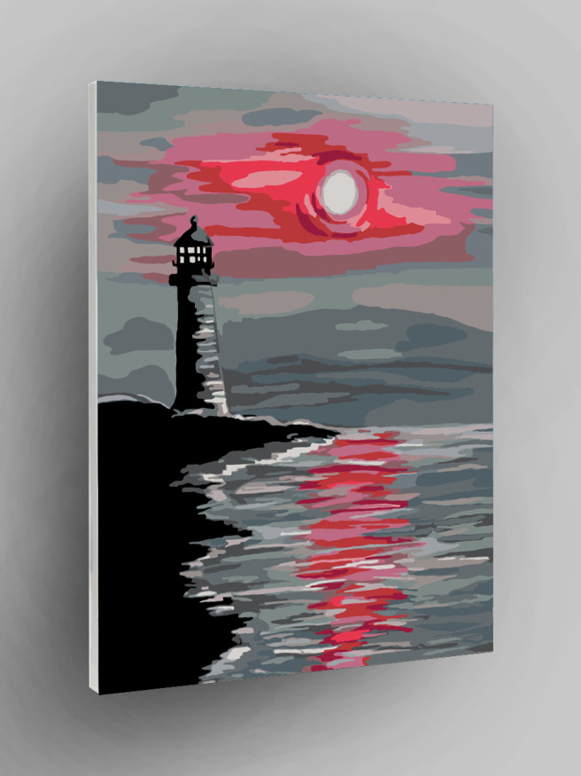 Raqamlar bo&amp;#039;yicha rasm &amp;quot;Qizil oy&amp;quot;