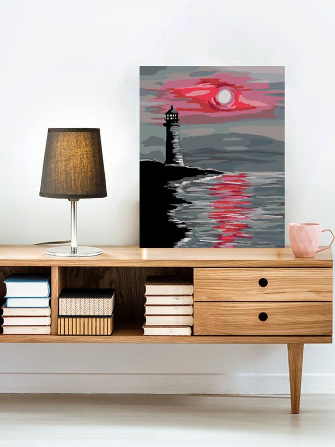 Raqamlar bo&amp;#039;yicha rasm &amp;quot;Qizil oy&amp;quot;