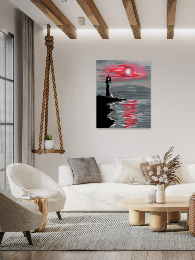 Raqamlar bo&amp;#039;yicha rasm &amp;quot;Qizil oy&amp;quot;