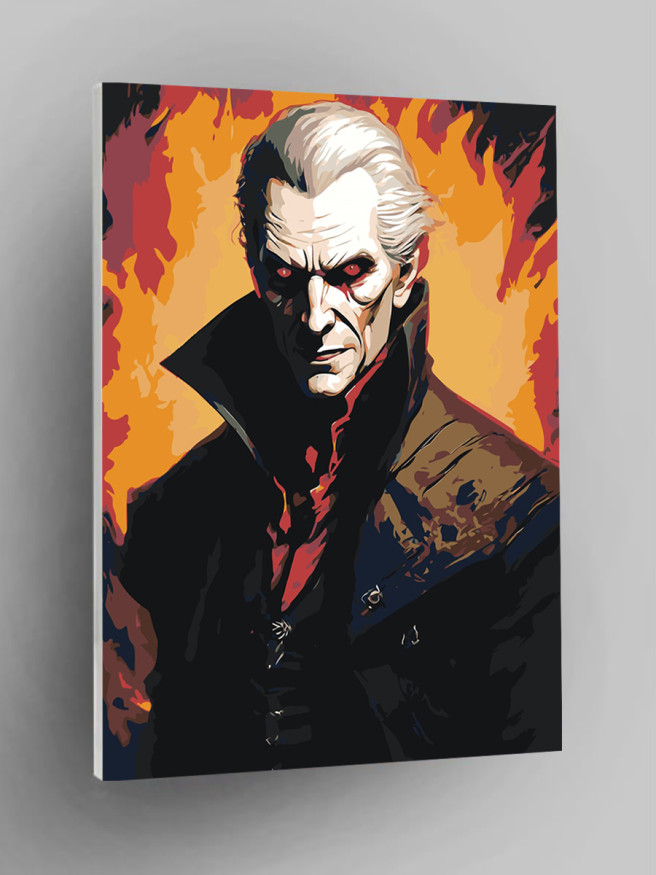 Raqamlar bo&amp;#039;yicha rasm &amp;quot;Qonxo&amp;#039;r vampir&amp;quot;