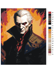 Raqamlar bo&#039;yicha rasm &quot;Qonxo&#039;r vampir&quot;