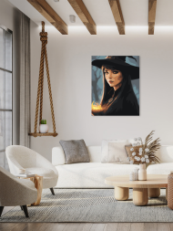 Raqamlar bo'yicha rasm "Yosh jodugar"