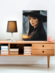 Raqamlar bo'yicha rasm "Yosh jodugar"