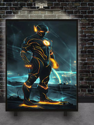 Постер на холсте &amp;quot;Неоновый супергерой&amp;quot;