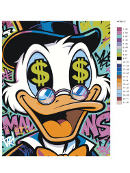 Картина по номерам &amp;quot;Дядюшка Скрудж&amp;quot;