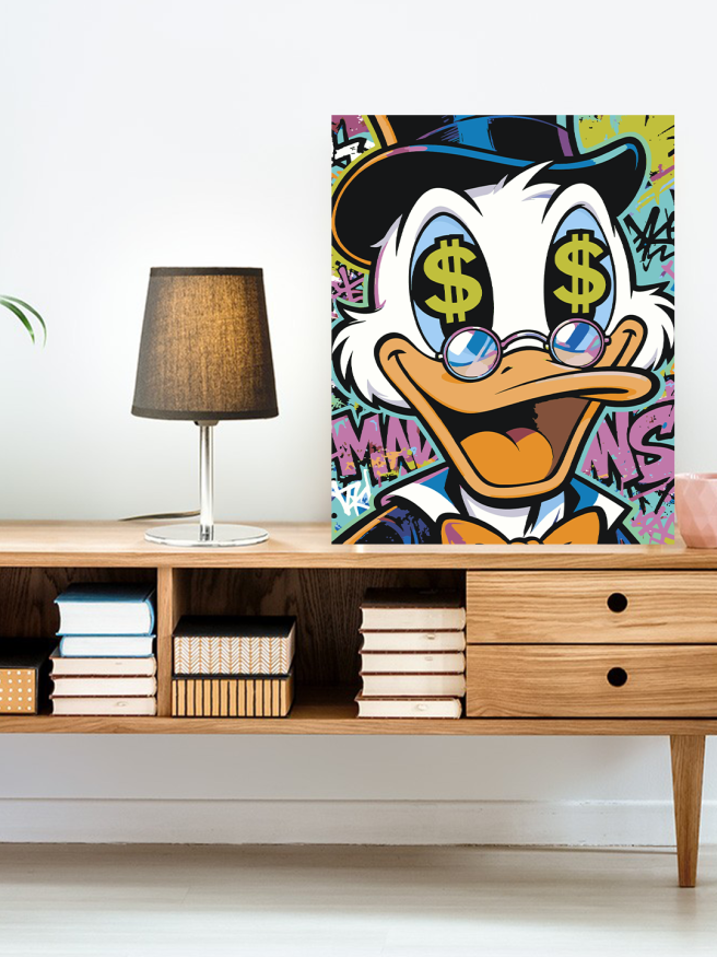 Raqamlar bo‘yicha rasm &amp;quot;Boy o‘rdak Skruj&amp;quot;