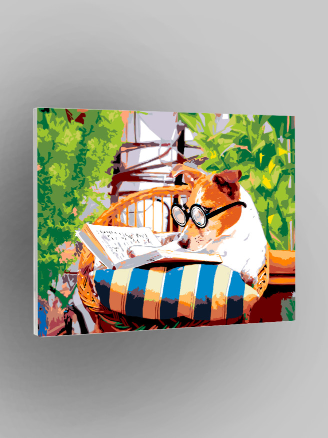 Raqamlar bo&amp;#039;yicha rasm &amp;quot;Kitobi bor kuchuk&amp;quot;