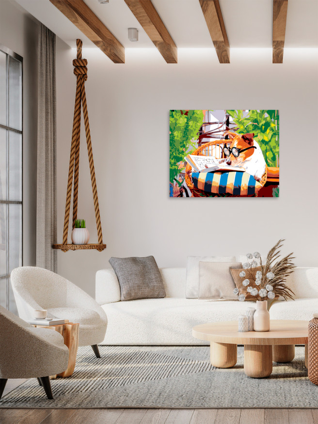 Raqamlar bo&amp;#039;yicha rasm &amp;quot;Kitobi bor kuchuk&amp;quot;