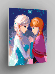 Raqamlar bo&#039;yicha rasm &quot;Muz yurak&quot;