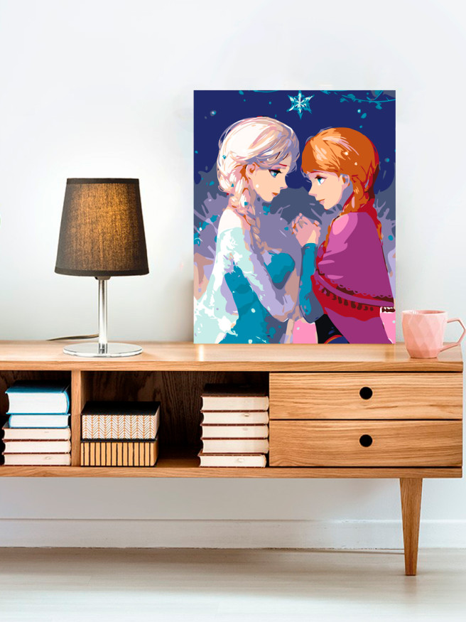 Raqamlar bo&amp;#039;yicha rasm &amp;quot;Muz yurak&amp;quot;