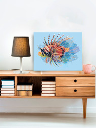 Raqamlar bo'yicha rasm "G'ayrioddiy baliq"