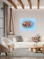 Raqamlar bo'yicha rasm "G'ayrioddiy baliq"