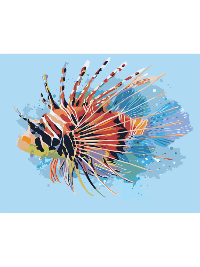 Raqamlar bo&amp;#039;yicha rasm &amp;quot;G&amp;#039;ayrioddiy baliq&amp;quot;