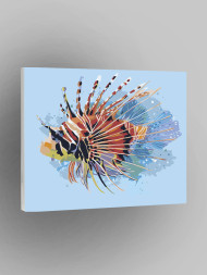 Raqamlar bo'yicha rasm "G'ayrioddiy baliq"