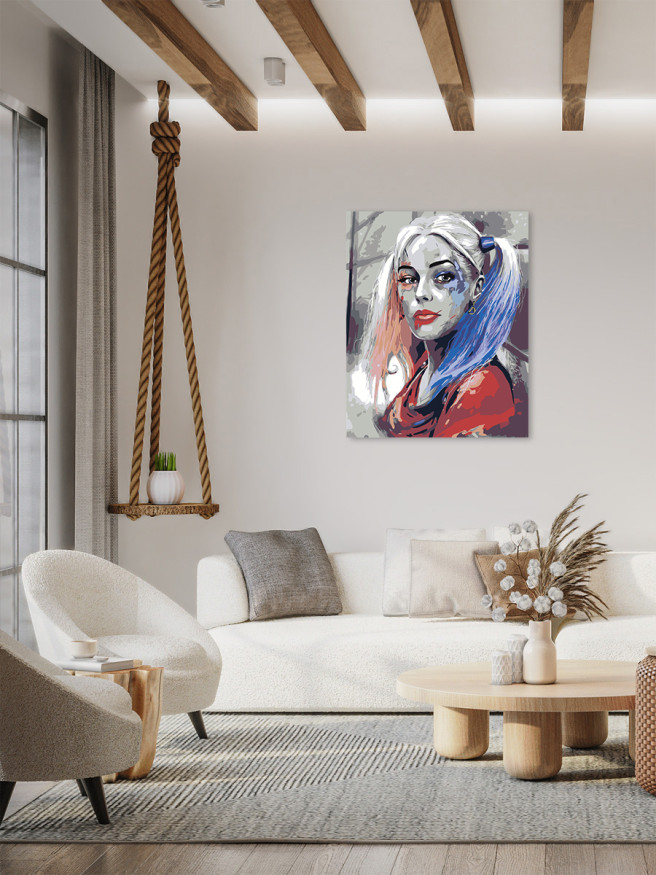 Raqamlar bo&amp;#039;yicha rasm &amp;quot;Harley Quinn&amp;quot;