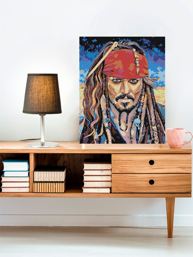 Raqamlar bo&amp;#039;yicha rasm &amp;quot;Kapitan Jek Chumchuq&amp;quot;