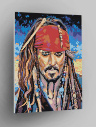 Raqamlar bo&#039;yicha rasm &quot;Kapitan Jek Chumchuq&quot;