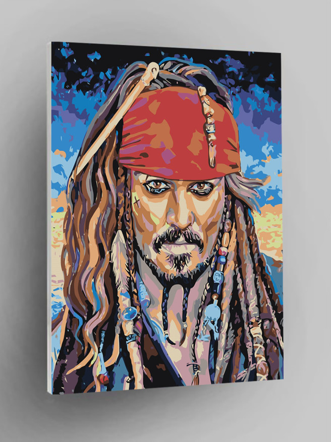 Raqamlar bo&amp;#039;yicha rasm &amp;quot;Kapitan Jek Chumchuq&amp;quot;