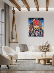 Raqamlar bo&#039;yicha rasm &quot;Kapitan Jek Chumchuq&quot;