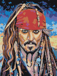 Raqamlar bo&#039;yicha rasm &quot;Kapitan Jek Chumchuq&quot;