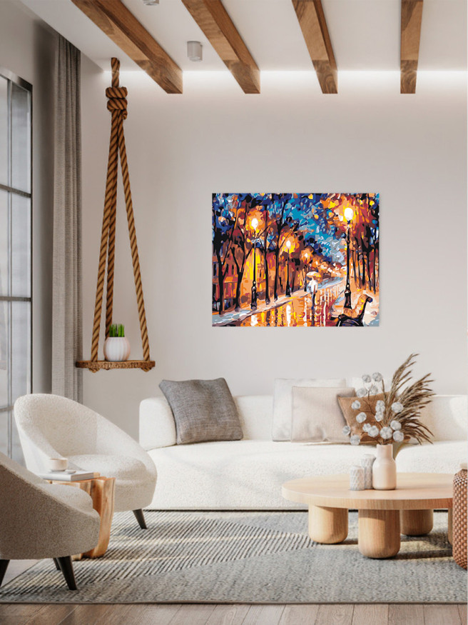 Картина по номерам &amp;quot;Городская улица&amp;quot;