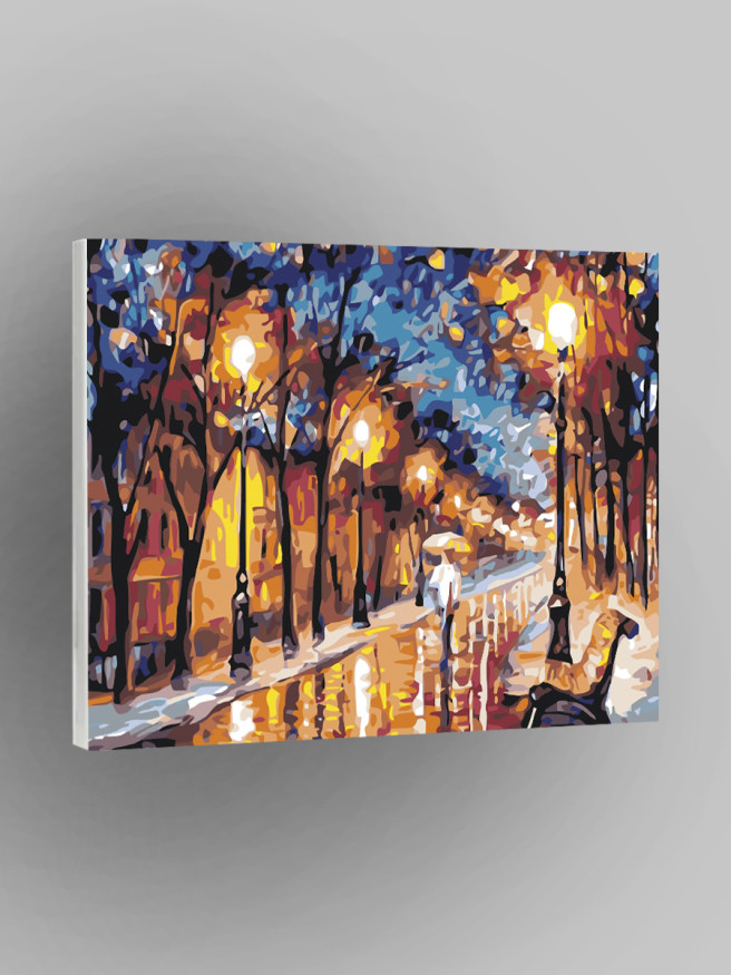 Картина по номерам &amp;quot;Городская улица&amp;quot;