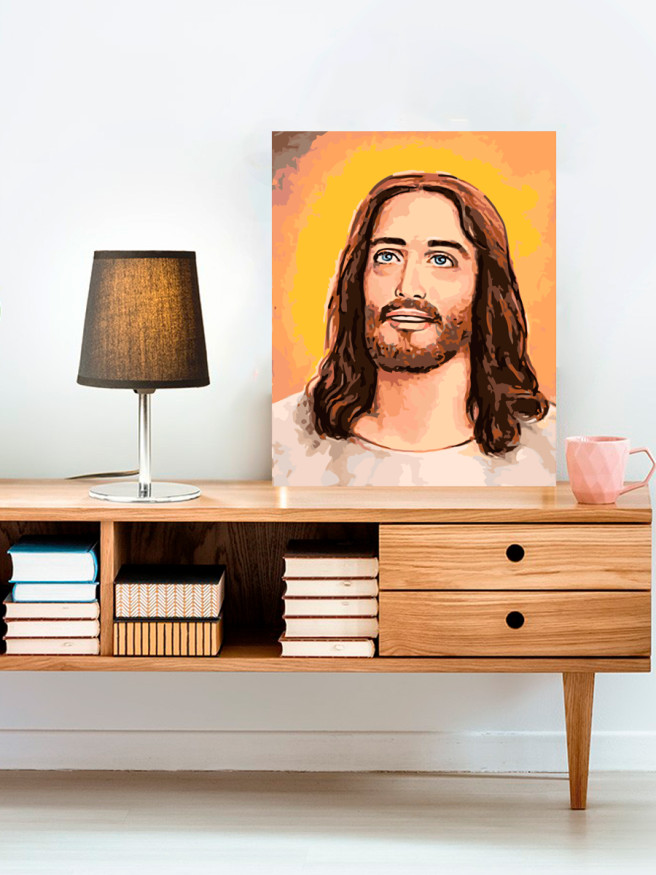 Raqamlar bo&amp;#039;yicha rasm &amp;quot;Iso Masih&amp;quot;