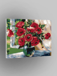 Raqamlar bo&#039;yicha rasm &quot;Vazadagi lolalar&quot;