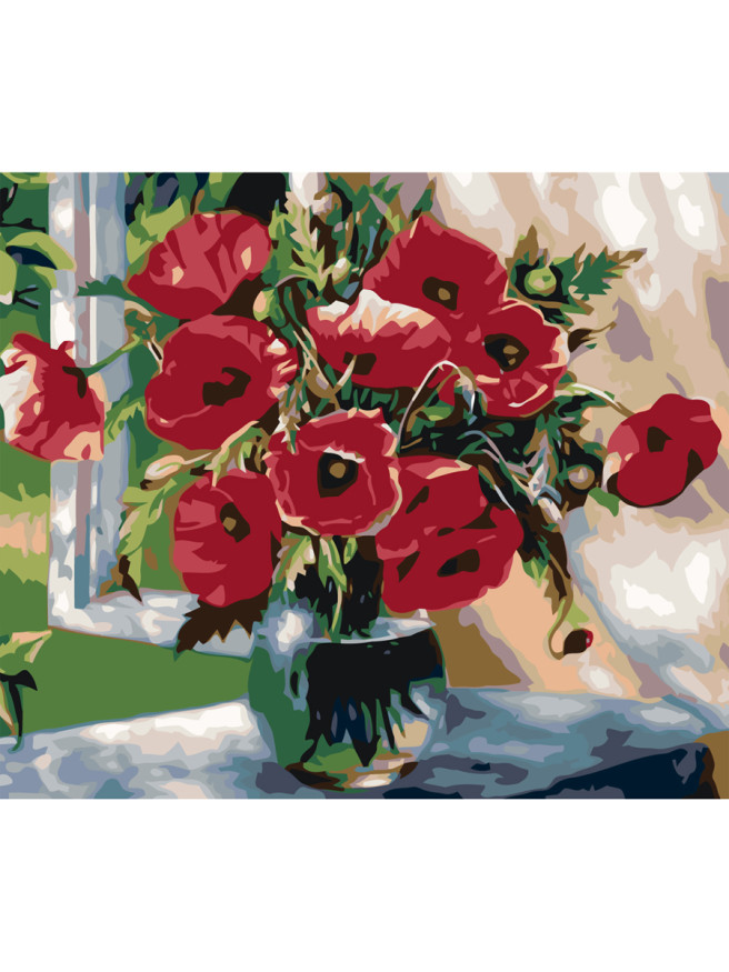 Raqamlar bo&amp;#039;yicha rasm &amp;quot;Vazadagi lolalar&amp;quot;