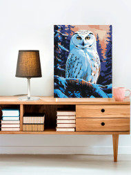 Raqamlar bo&#039;yicha rasm &quot;Boyqush&quot;