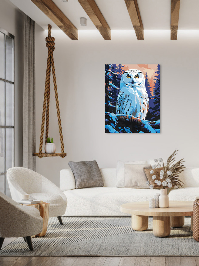 Raqamlar bo&amp;#039;yicha rasm &amp;quot;Boyqush&amp;quot;