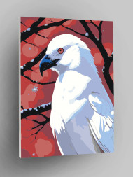 Raqamlar bo'yicha rasm "Oq burgut"