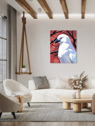 Raqamlar bo'yicha rasm "Oq burgut"