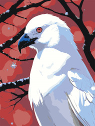 Raqamlar bo'yicha rasm "Oq burgut"