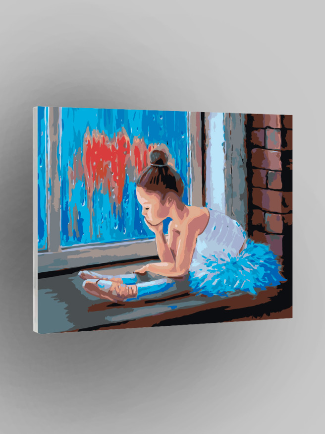 Raqamlar bo&amp;#039;yicha rasm &amp;quot;Balerina qizcha&amp;quot;