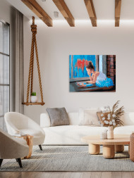 Картина по номерам &amp;quot;Девочка-Балерина&amp;quot;