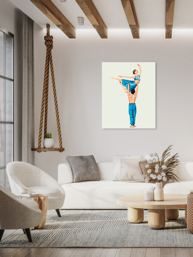 Raqamlar bo&amp;#039;yicha rasm &amp;quot;Er-xotin raqsga tushishi&amp;quot;