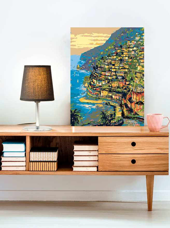 Raqamlar bo&amp;#039;yicha rasm &amp;quot;Oroldagi shahar&amp;quot;