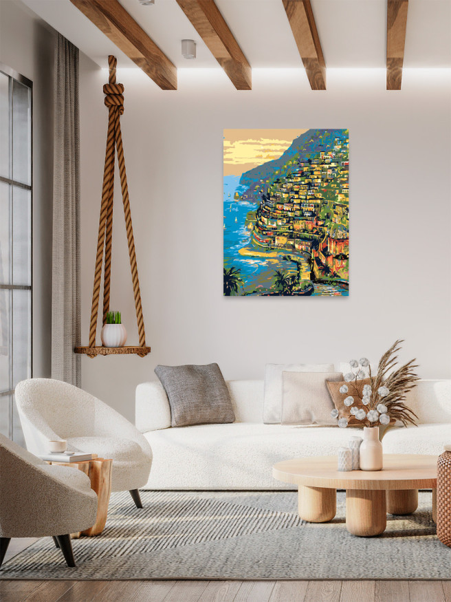 Raqamlar bo&amp;#039;yicha rasm &amp;quot;Oroldagi shahar&amp;quot;