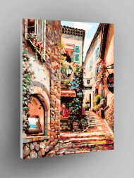 Картина по номерам &amp;quot;Узкие улочки&amp;quot;