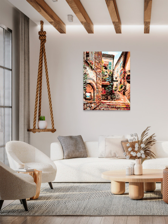 Raqamlar bo&amp;#039;yicha rasm &amp;quot;Tor ko&amp;#039;chalar&amp;quot;