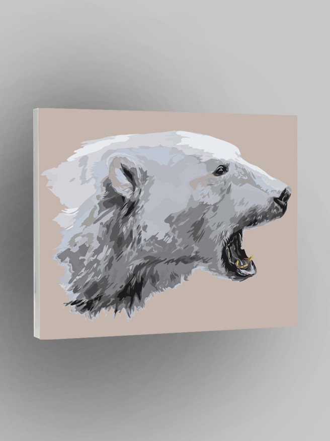 Raqamlar bo&amp;#039;yicha rasm &amp;quot; Oq ayiq&amp;quot;