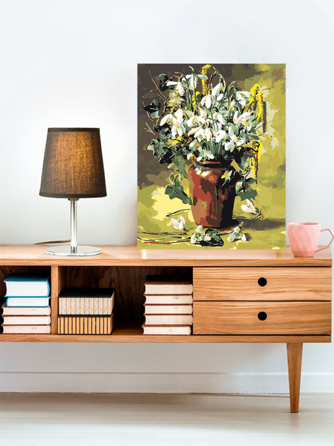 Raqamlar bo&amp;#039;yicha rasm &amp;quot;Vazodagi gullar&amp;quot;