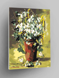 Картина по номерам &amp;quot;Цветы в вазе&amp;quot;