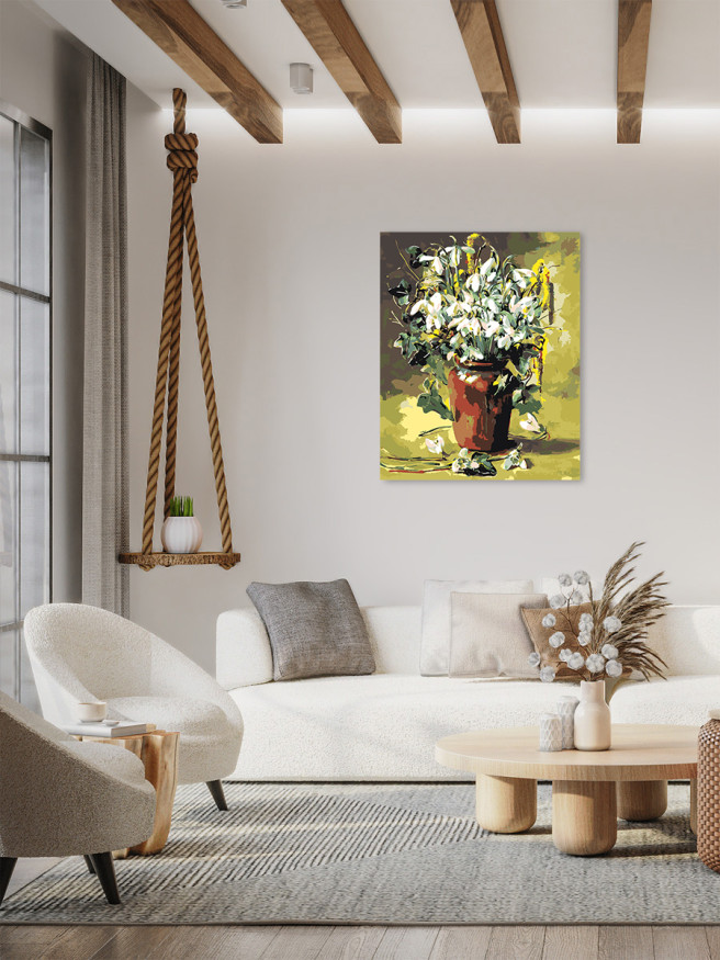 Raqamlar bo&amp;#039;yicha rasm &amp;quot;Vazodagi gullar&amp;quot;