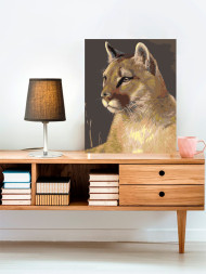 Raqamlar bo'yicha rasm "Arslon"