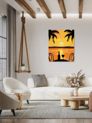 Картина по номерам &amp;quot;Красивый закат&amp;quot;