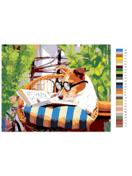 Raqamlar bo&#039;yicha rasm &quot;It o&#039;qish&quot;